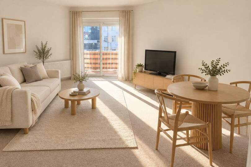 TOP-LAGE! Helle 2-Zimmer-Wohnung mit Balkon nahe Hauptbahnhof! Perfekt für Pendler!, Wohnung-kauf, 248.000,€, 2700 Wiener Neustadt(Stadt)