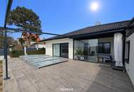 Exklusiver Bungalow mit Einleger Wohnung, Pool & Vollkeller