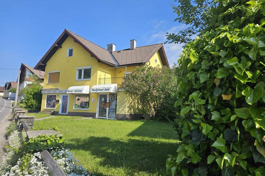 Pinsdorf Zentrum! Wohn- und Geschäftshaus mit Gebirgsblick!, Haus-kauf, 349.000,€, 4812 Gmunden