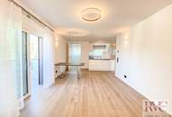 Hochwertig sanierte, sehr ruhige 2-Zimmer-Wohnung mit Balkon, Weitblick & Tiefgarage in Salzachnähe