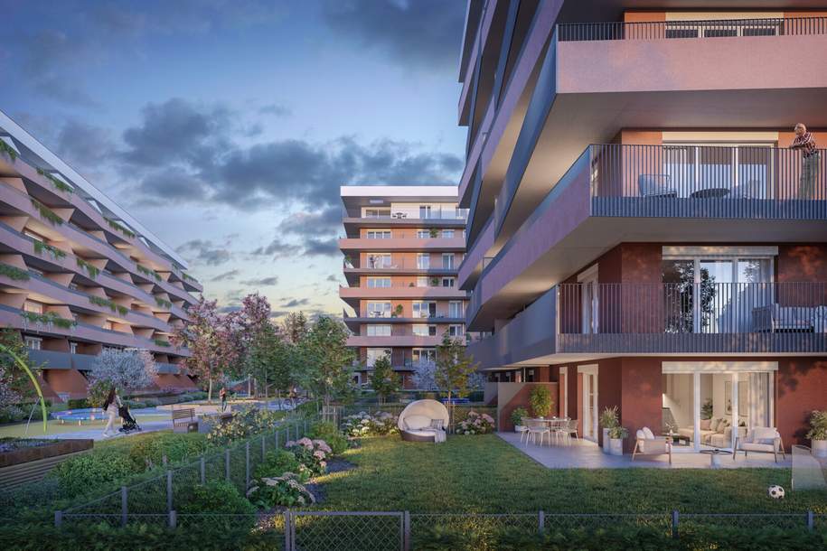 Renditestarkes Anlageobjekt in Klagenfurt – Geschäftslokal im Erstbezug, 10 Jahre vermietet an Kindertagesstätte, Wohnung-kauf, 1.450.000,€, 9020 Klagenfurt(Stadt)