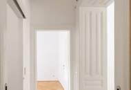 Das Stadtleben in Ruhe genießen: Stil-Altbauwohnung in lebendiger Lage an der Grenze 7./8. Bezirk