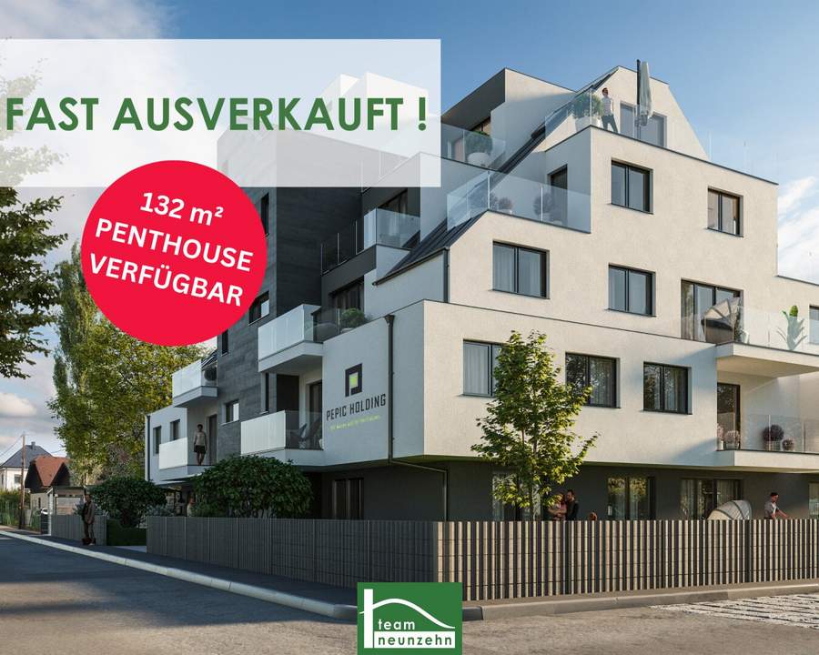 Exklusives Neubau-Penthouse in 1220 Wien – Perfekte Kapitalanlage für anspruchsvolle Investoren - JETZT ANFRAGEN