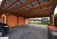 Hochwertiges Niedrig-Energie Einfamilienhaus mit Carport und Garage Nähe Wien !