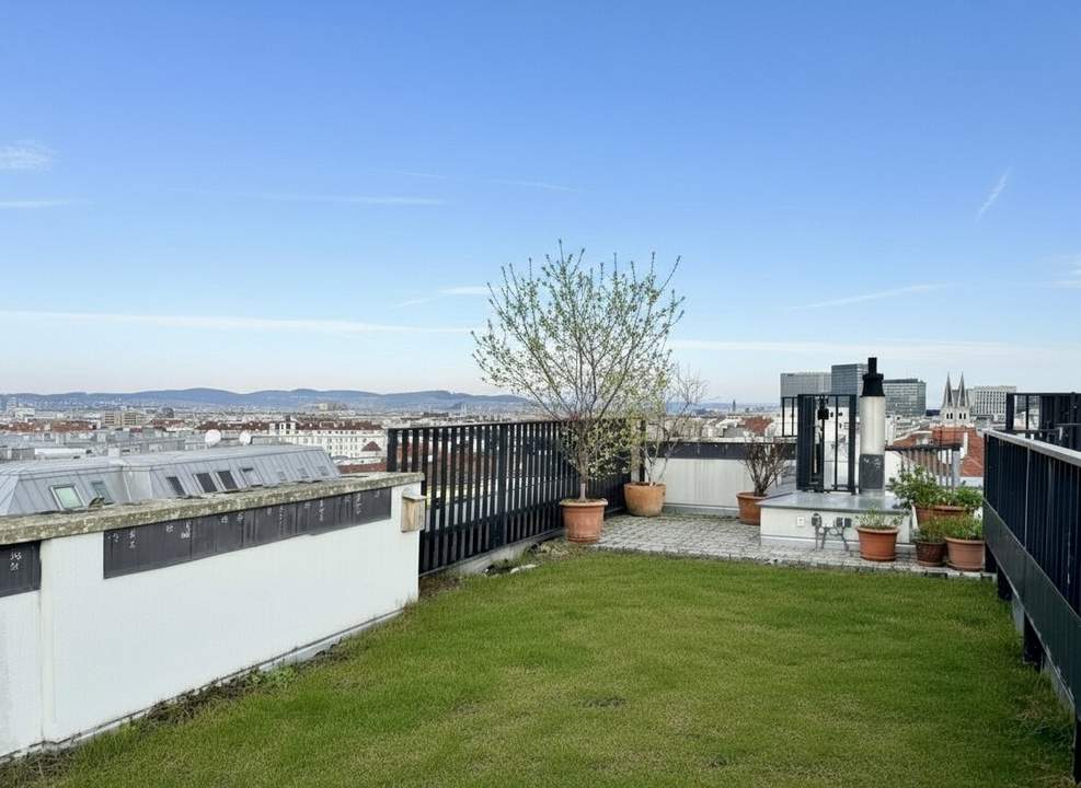 Dachterrasse mit sensationellem 360 Grad Rundumblick!