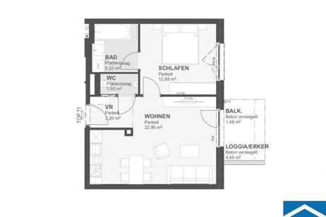 "Bonsai" - Ihr neues Investment im Grünen Wiens, Wohnung-kauf, 235.900,€, 1220 Wien 22., Donaustadt