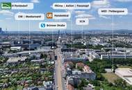 Großzügige Geschäftsfläche mit ca. 592 m² in frequentierter Lage – Brünner Straße 1210 Wien