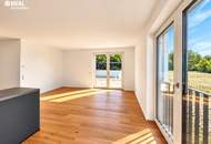 Erstbezug: 2 Zimmer mit Garten, moderner Küche und Carport