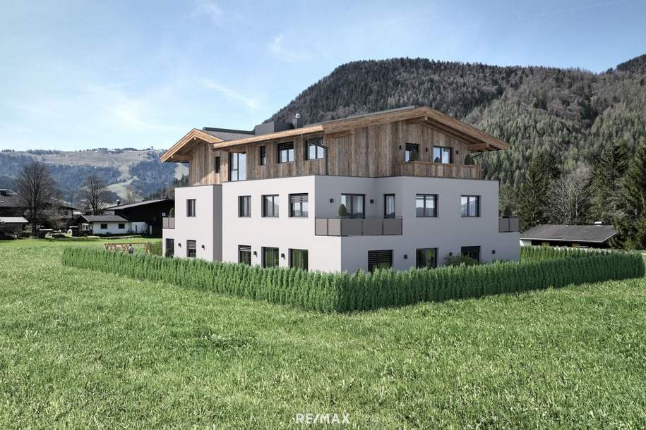 Neubau - Erdgeschoss mit grosszügiger Terrasse, Wohnung-kauf, 625.000,€, 6393 Kitzbühel