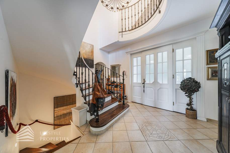 Wunderschöne Villa mit Pool und weitläufigem Grundstück, Nähe Pressbaum, Haus-kauf, 1.799.000,€, 3032 Sankt Pölten(Land)
