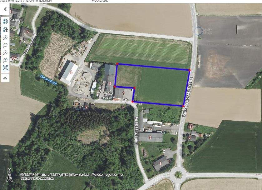 Grundstück mit B Widmung plus 13068 m² angrenzend auf Anfrage Miete oder Kauf