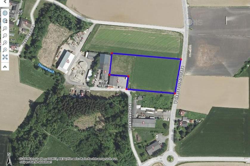 Grundstück mit B Widmung plus 13068 m² angrenzend auf Anfrage Miete oder Kauf, Grund und Boden-kauf, 1.300.000,€, 4483 Linz-Land