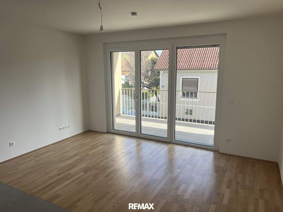 Idyllisches Wohnen in Wiener Neustadt: 2 Zimmer, Loggia, 54.04m² - 244.000,00€