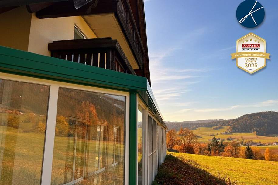 Großzügiges Landhaus in herrlicher Grünruhelage! Feriendomizil mit viel Platz zum Wohnen, Arbeiten und Entspannen!, Haus-kauf, 499.000,€, 8793 Leoben