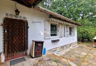 Abgeschotteter Bungalow mit großem Grund in malerischem Michelbach - sanierungsbedürftig, Garage, große Einfahrt &amp; herrlicher Grünblick