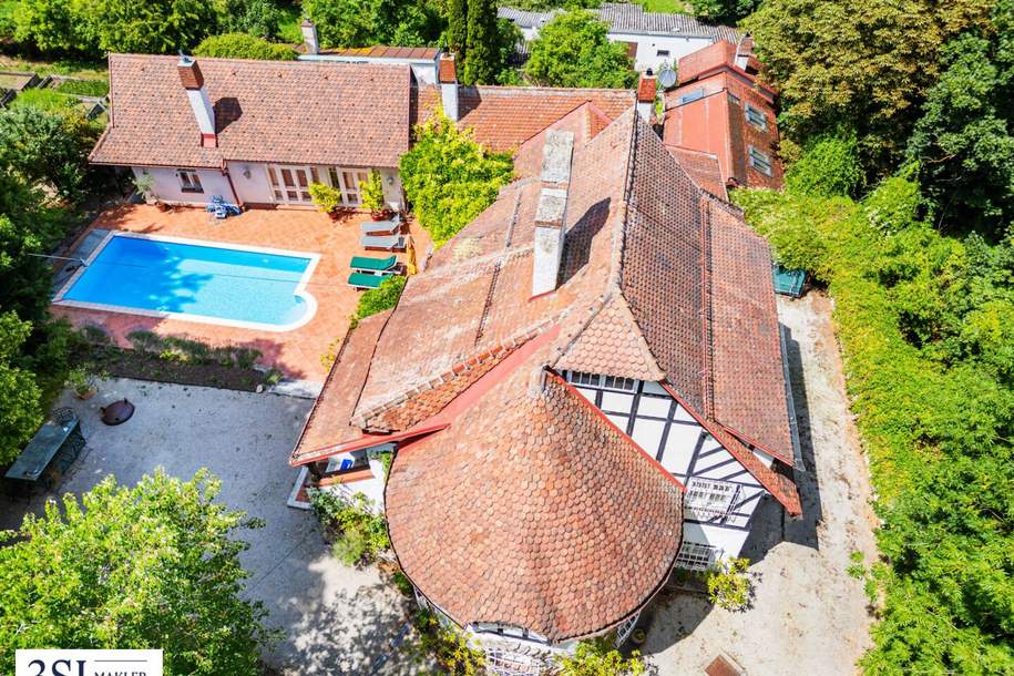 Exklusive Liegenschaft mit zwei Villen und großem Privatpark in Mödling, Haus-kauf, 6.490.000,€, 2340 Mödling
