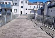 TERRASSENHIT, LORYSTRASSE, vermietete 50 m2 Neubau mit 38 m2 Terrasse, 2 Zimmer, Komplettküche, Duschbad, Parketten, 4. Liftstock