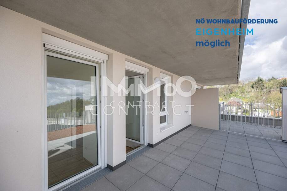 Große Terrasse mit Blick ins Grüne!, Wohnung-kauf, 168.500,€, 3100 Sankt Pölten(Stadt)