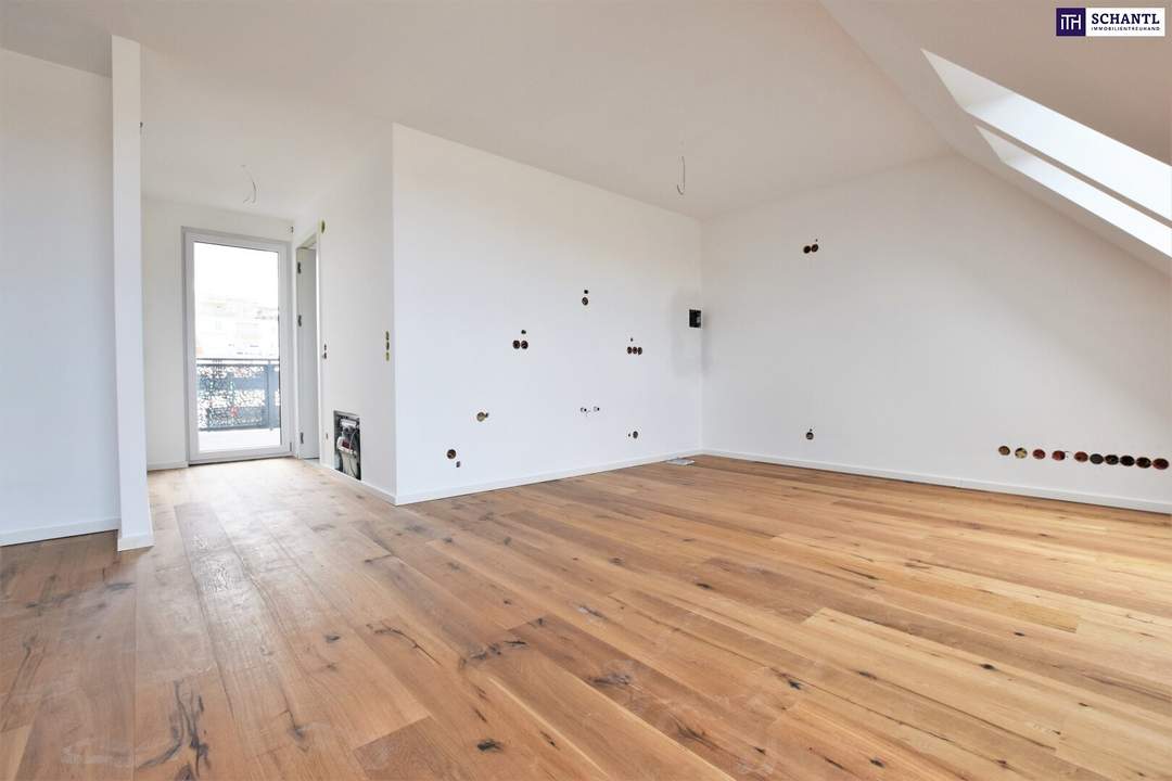 Neuer Preis! Ein Traum im Dach! Luftwärmepumpe + Blick über Wien + Riesenterrasse + High Quality + Rundum saniertes Altbauhaus! Ab ins stylische Dachgeschoss mit WOW-Effekt!