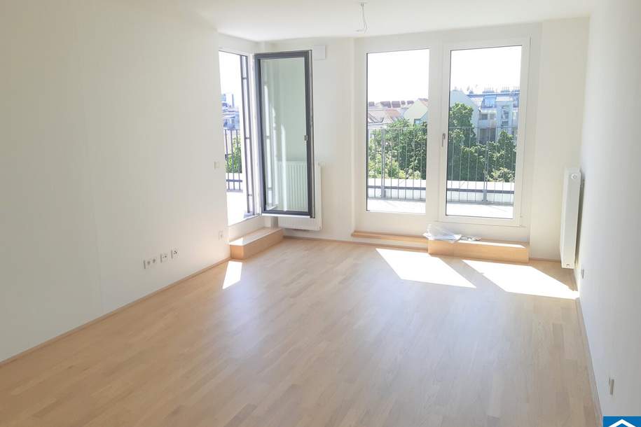 Klimatisierte Dachgeschosswohnung mit Dachterrasse am Sechshauserpark, Wohnung-miete, 1.175,00,€, 1150 Wien 15., Rudolfsheim-Fünfhaus