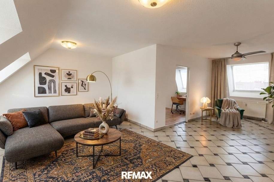 "Attraktive DG-Wohnung mit PP nahe Donauzentrum U1 und Alte Donau!", Wohnung-kauf, 399.000,€, 1220 Wien 22., Donaustadt