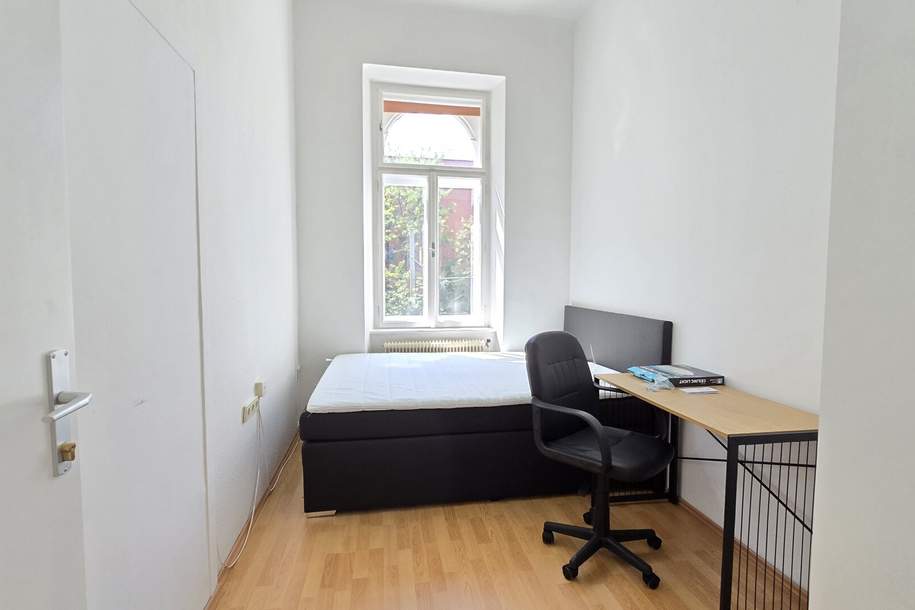 Vollmöbliert, All-inclusive Miete, Studentenzimmer in 4er WG, Wohnung-miete, 550,00,€, 1120 Wien 12., Meidling