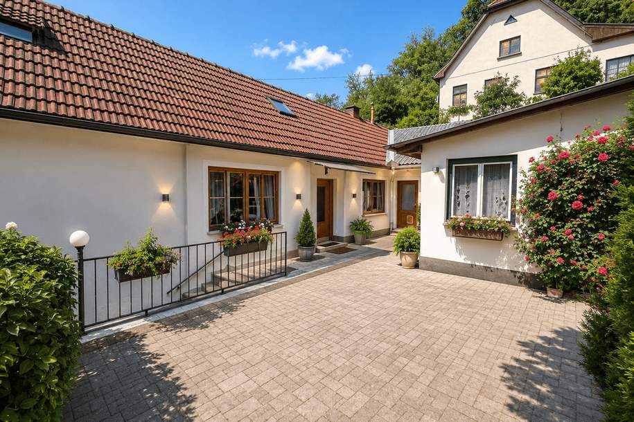 Nähe Gars am Kamp: Einfamilienhaus mit 117 m² Wohnfläche, großer Terrasse und sonnigem Garten, Haus-kauf, 139.000,€, 3571 Horn