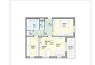 Stilvolle 3-Zimmer-Wohnung mit großem Balkon und idealer Raumaufteilung