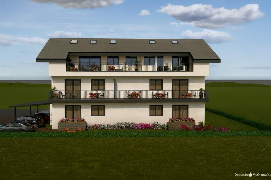 LIVINA THALGAU - letzte verfügbare Einheit! Wunderschöne 2-Zimmer-Neubauwohnung mit Balkon, Wohnung-kauf, 335.000,€, 5303 Salzburg-Umgebung