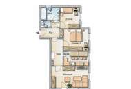 Helle 3 Zimmer Wohnung mit Balkon und Garage in ruhiger Lage in Fügen