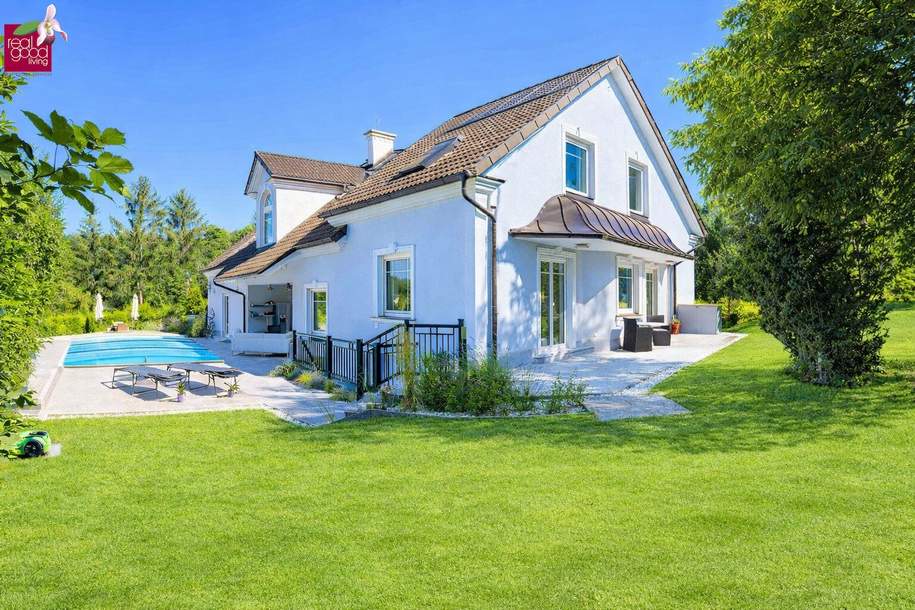 Bürgerliche Eleganz: Wunderschöne Liegenschaft am waldumsäumten Südhang, Haus-kauf, 1.800.000,€, 2371 Mödling