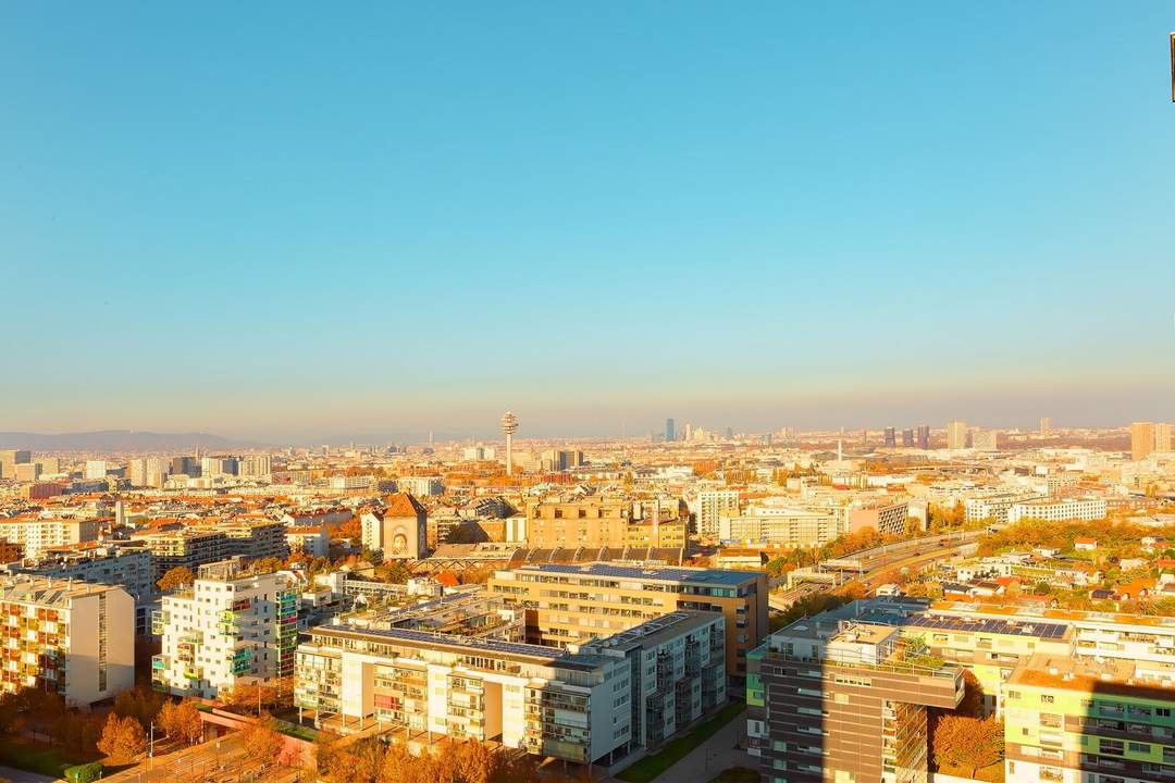 MySky, Blick über Wien - 2 Zimmer Neubau im 19. Stock