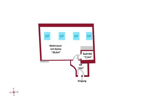 U1 in 5 Minuten erreichbar - Kurzzeitvermietung möglich - Lift im Haus - Zusammenlegung von Wohnungen möglich - Dachgeschoß Ausblick, Wohnung-kauf, 115.000,€, 1100 Wien 10., Favoriten