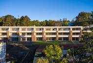 FERNBLICK von überdachter FREIFLÄCHE - moderne 3 Zimmerwohnung in neu errichteter Wohnanlage mit Lift, Tiefgaragenplatz, Zentralheizung