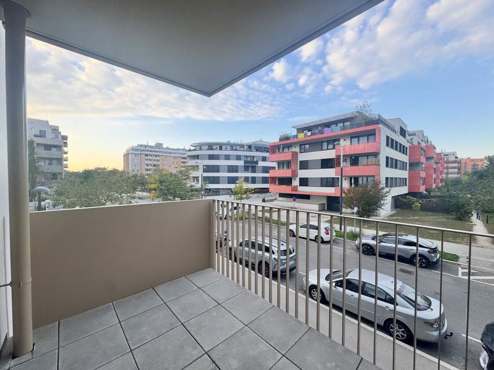 In Ruhelage nähe U1 Kagraner Platz