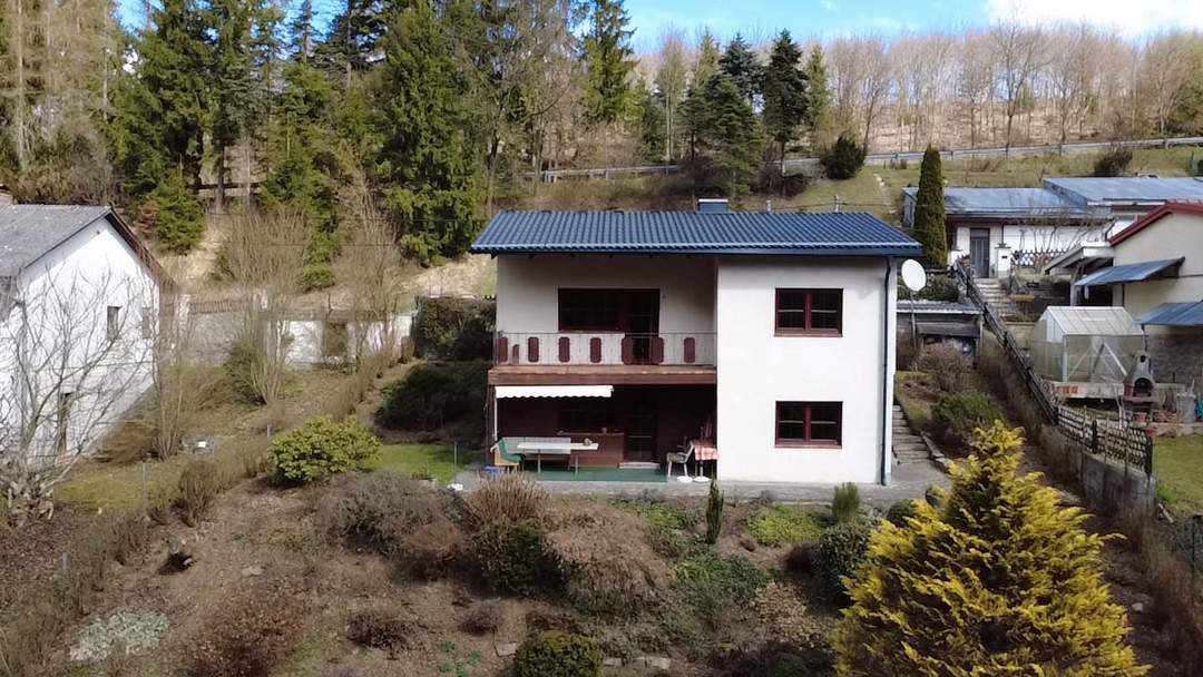 Wohnen am Iglbach – Einfamilienhaus mit großem Garten und viel Natur