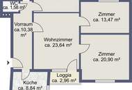 (fast) ERSTBEZUG NACH SANIERUNG - 4-ZIMMER-LOGGIAMIETE IN DER FASANGASSE