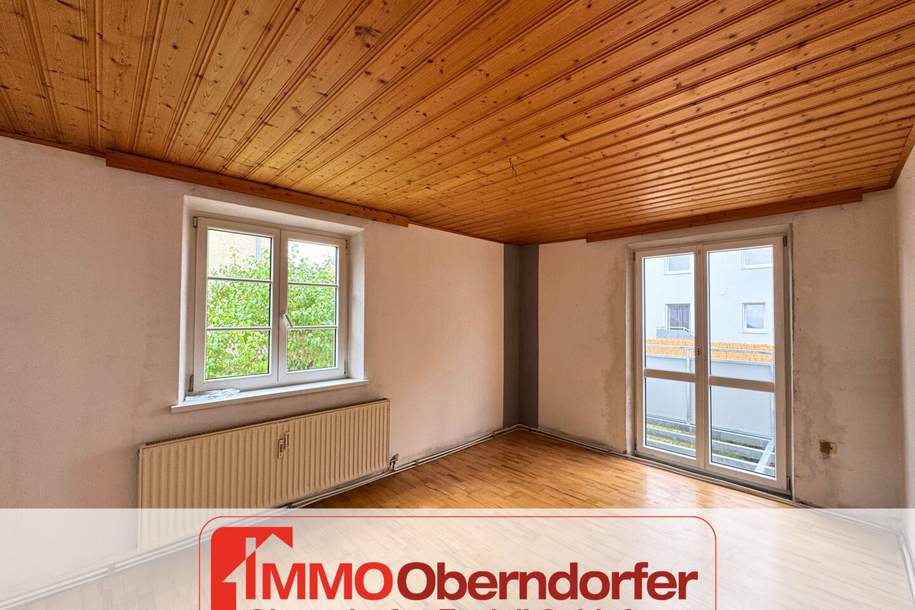 Sanierungsbedürftige Zwei-Zimmer-Wohnung mit zwei Parkplätze | RIEDERSBACH, Wohnung-kauf, 79.000,€, 5120 Braunau am Inn