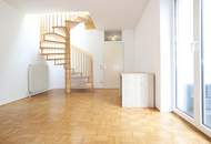 Begehrte Lage: 2-Raum-Maisonetten-Eigentumswohnung mit Loggia, Dachterrasse und Tiefgaragenstellplatz