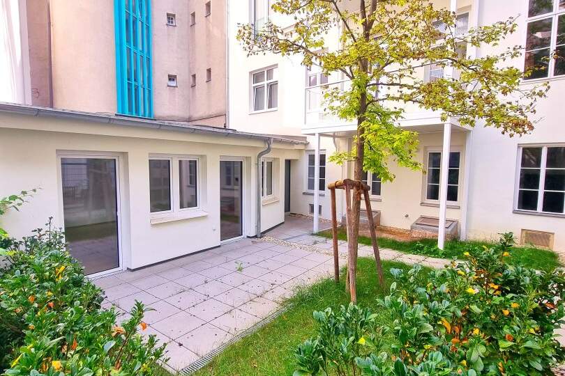 Loftartige Gartenwohnung in 1030 Wien! Erstbezug nach Sanierung + Eigengarten + Rundum saniertes Traumhaus! Jetzt zugreifen!, Wohnung-kauf, 595.000,€, 1030 Wien 3., Landstraße