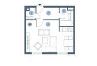 Wohnen am Rande des beliebten Freihausviertels-1-Zimmer-Wohnung mit moderner Ausstattung