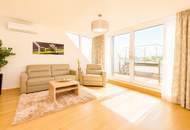 Dachgeschosswohnung mit 2 Terrassen nahe Augarten – Ruhelage & Fernblick