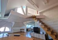 A DESIGNERS DREAM! Atemberaubendes Künstler-Penthouse mit KUPPELTURM, TERRASSEN u. TRAUMAUSBLICK !!!
