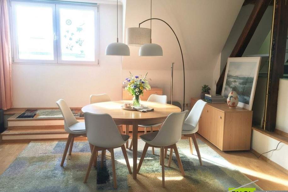 Gemütliches 3-Zimmer Loftwohnung im Dachgeschoss perfekt für Künstler, Single, Paare und kleine Familie, Wohnung-kauf, 398.000,€, 1140 Wien 14., Penzing