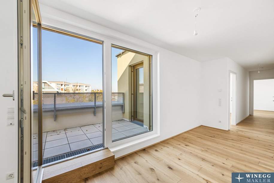 PROVISIONSFREI! 3-Zimmer-Dachgeschoß mit urbanem Fernblick und Terrasse, Wohnung-kauf, 352.000,€, 2700 Wiener Neustadt(Stadt)