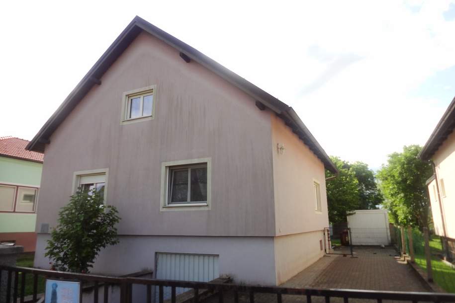 Einfamilienhaus mit viel Wohnfläche, Keller und Garten!, Haus-kauf, 350.000,€, 2441 Baden