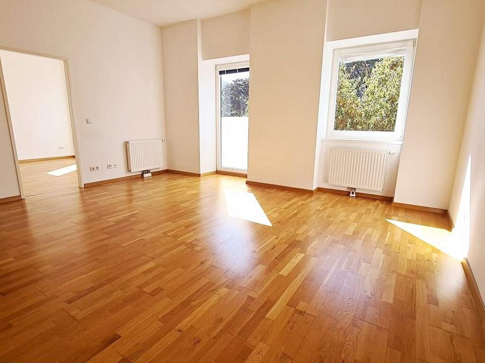 UNBEFRISTET, HOLBEINGASSE, sonnige 60 m2 Altbau, 2 Zimmer, Komplettküche, Wannenbad, Parketten, 1. Liftstock