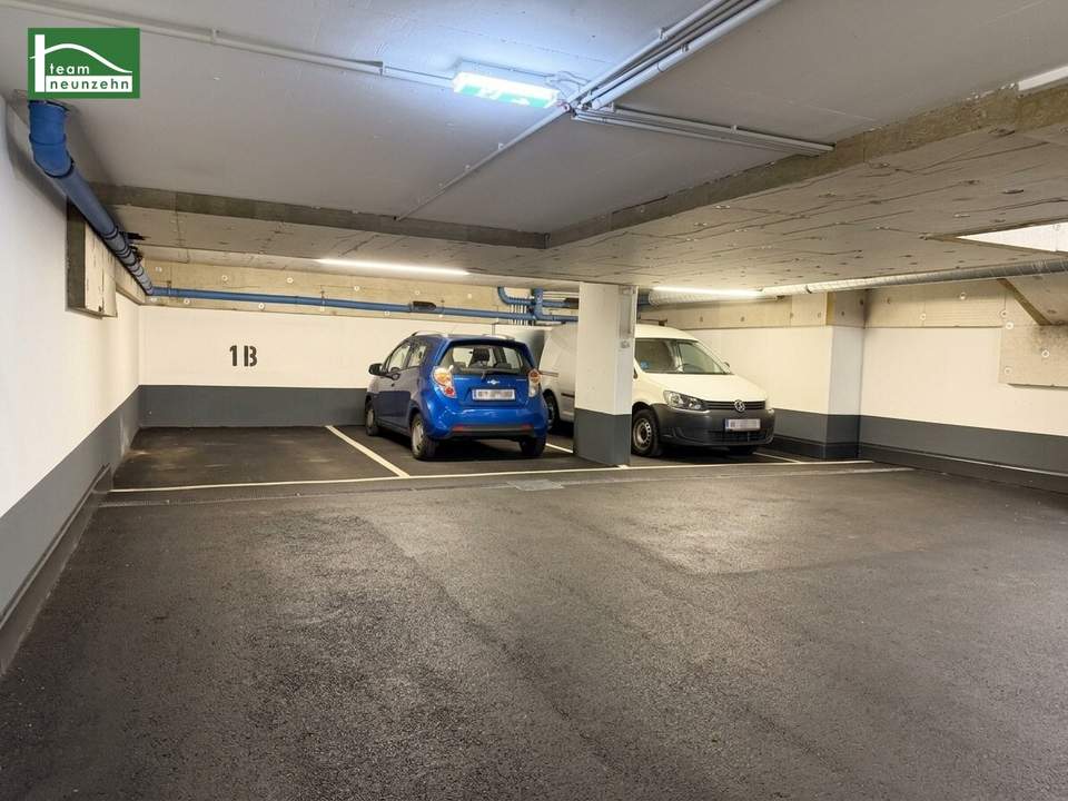 Tiefgaragenstellplatz in begehrte Lage beim Meiselmarkt mit günstigen Betriebskosten - sofort nutzbar!