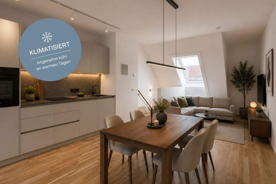 MAI-HIGH-SONETTE >> Moderne Duplex-Wohnung für ANLEGER mit lichtdurchfluteten Räumen >> DACHTERRASSE, Wohnung-kauf, 614.400,€, 1210 Wien 21., Floridsdorf