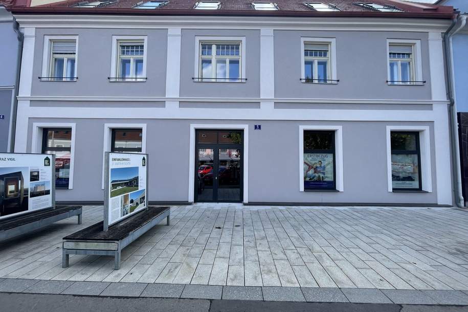 WOW! ERSTBEZUG AM HAUPTPLATZ! IHR neuer Firmenstandort ++ Absolute Bestlage! ERSTBEZUG - individuell GESTALTBAR!, Gewerbeobjekt-miete, 18.988,86,€, 8330 Südoststeiermark
